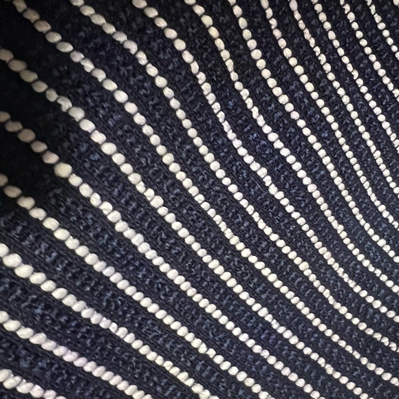 Striped Navy and White jacket and skirt set - Picture 11 of 11